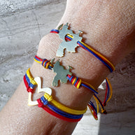 Pulseras Tricolor Mapas de Venezuela