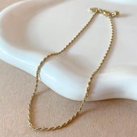 Rope Chain Golden Style Anklet