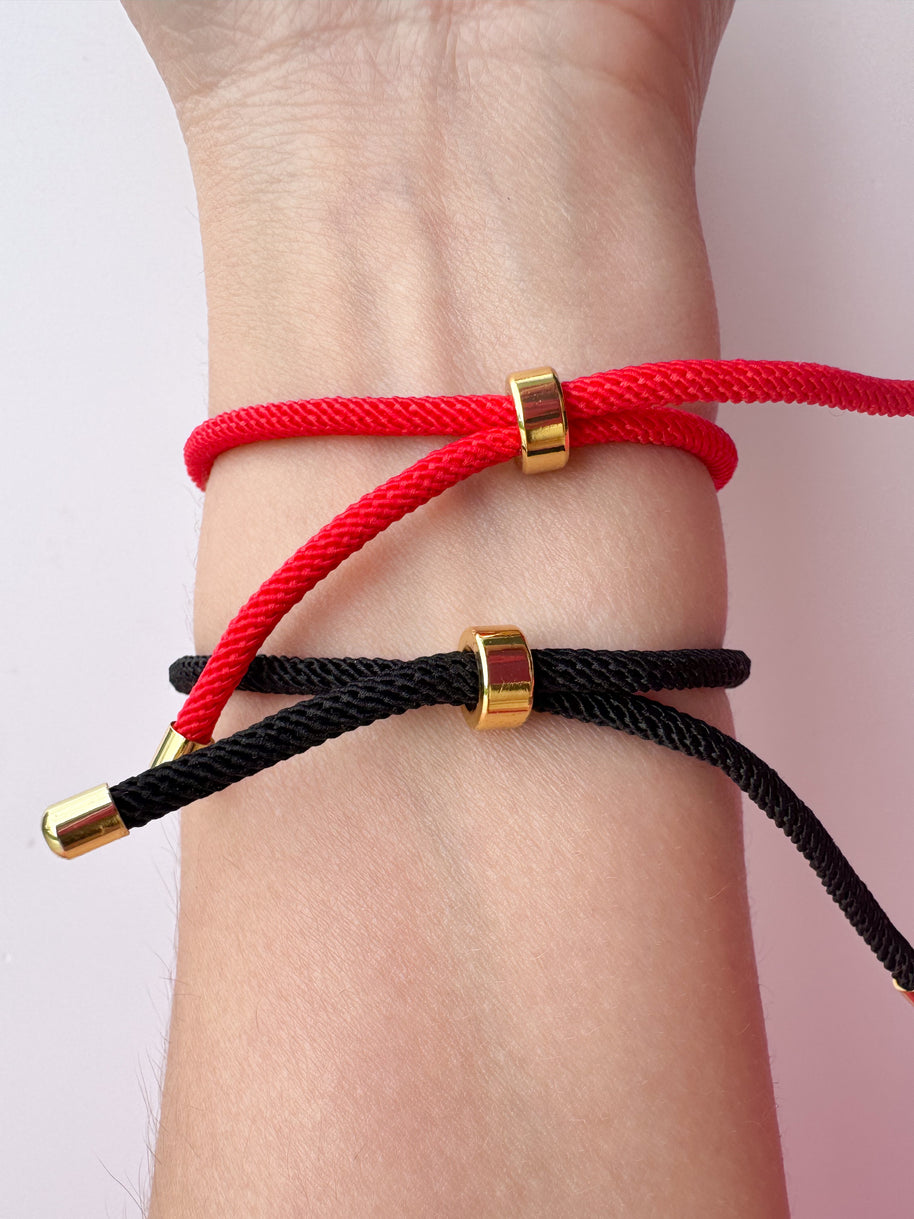 Mama Butterfly 🦋 Black & Red Bracelet