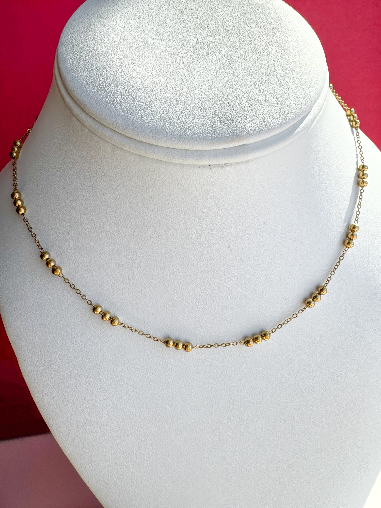 Cadena Plain 3 Balines Acero