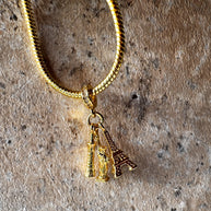 Tower of Pisa + Eiffel Tower + Statue of Liberty Charms Bracelets