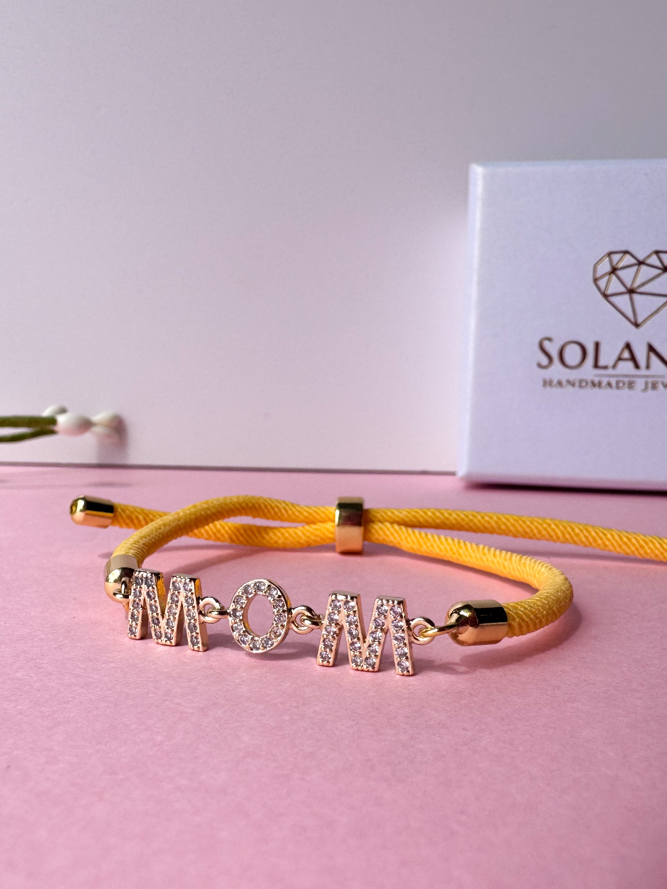 Shiny MOM Yellow Bracelet