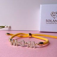 Shiny MOM Yellow Bracelet