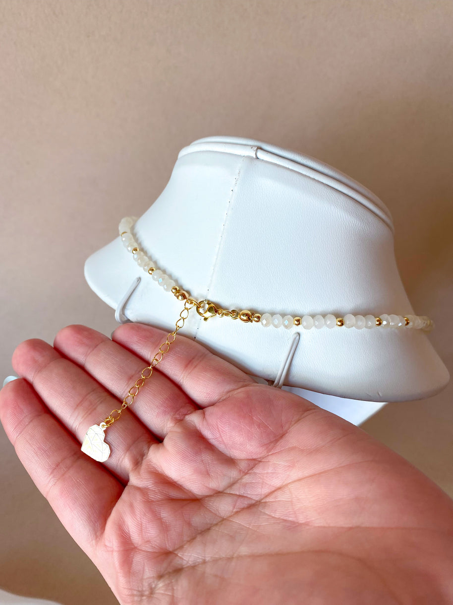 Clear Crystals Plain Necklace