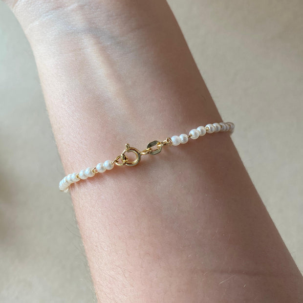 Guadalupe Virgin Pearls Rosary Bracelet