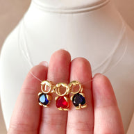 Red and Blue Kids Charms Ghost Necklace