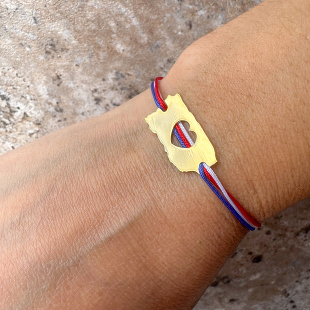 Puerto Rico Thread Bracelet