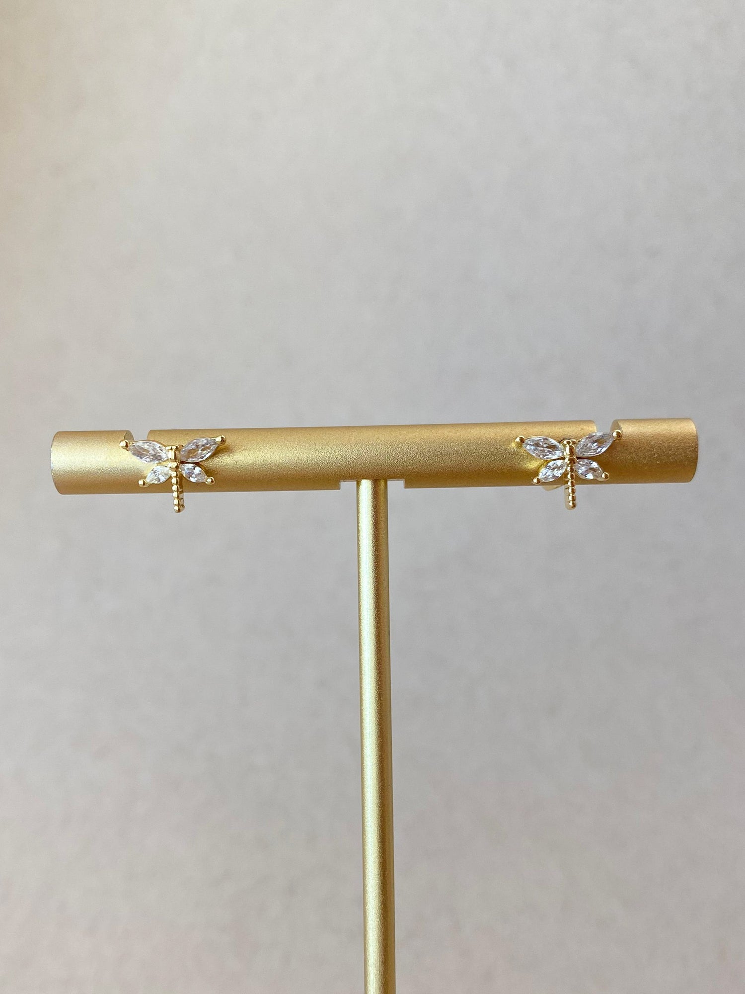 Dragonfly Crystal Earrings