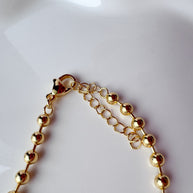 Golden Kids & Heart Bracelet