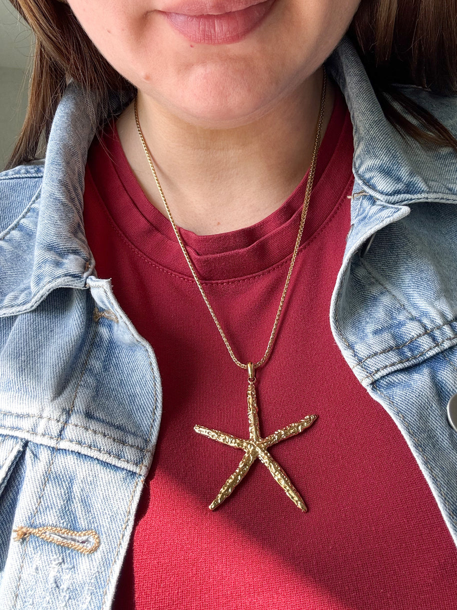 Big Starfish ⭐️ Necklace