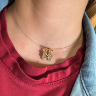 Golden Kids Ghost Necklace