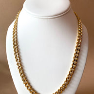 Golden Big Links Men Large Steel Necklace