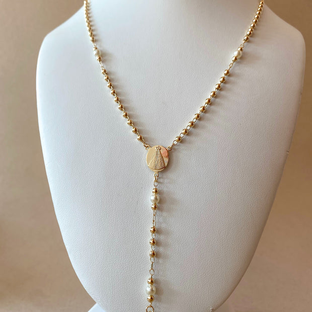 Rosary Virgin of the Valley pearls