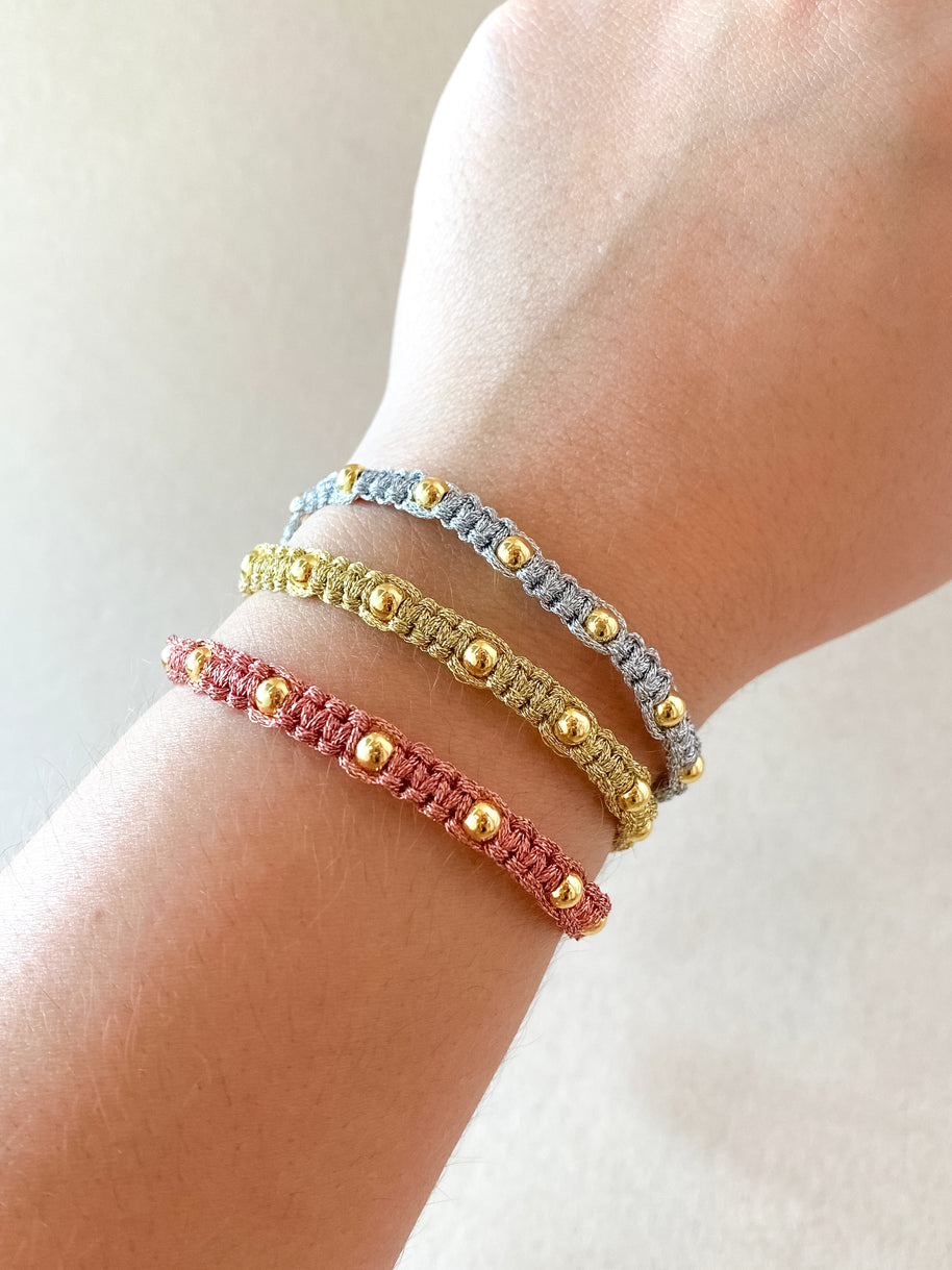 3 Layers Style 3 Gold Adjustable Bracelet