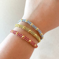 3 Layers Style 3 Gold Adjustable Bracelet