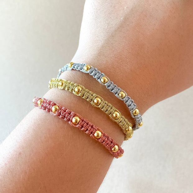 3 Layers Style 3 Gold Adjustable Bracelet