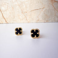 Aretes Topitos Clover de Varios Colores