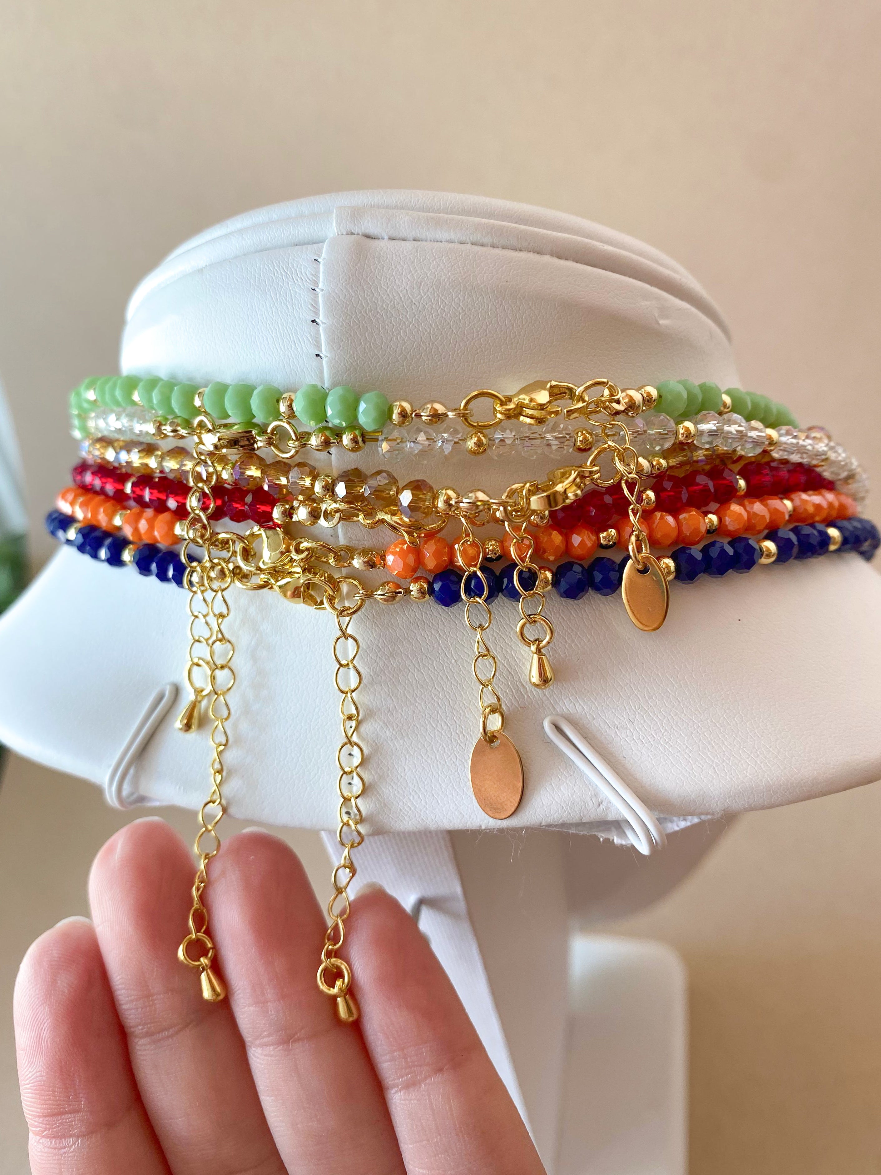 Colorful Crystals Style Necklaces