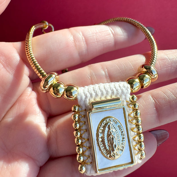 Brazalete Escapulario Virgen de Guadalupe