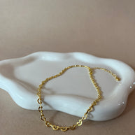 Golden Hearts Pattern Anklet