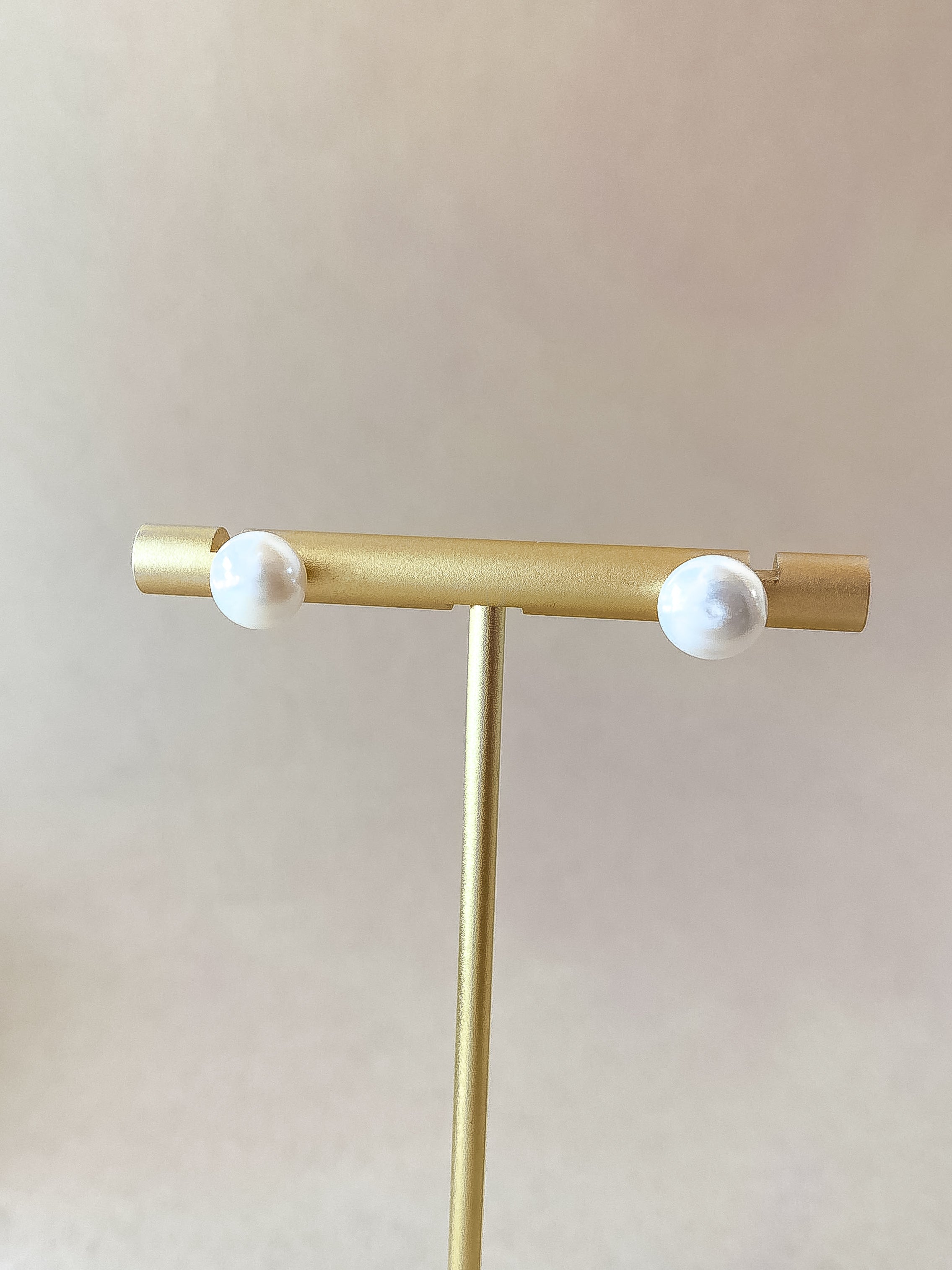 Little Pearls Steel Earrings