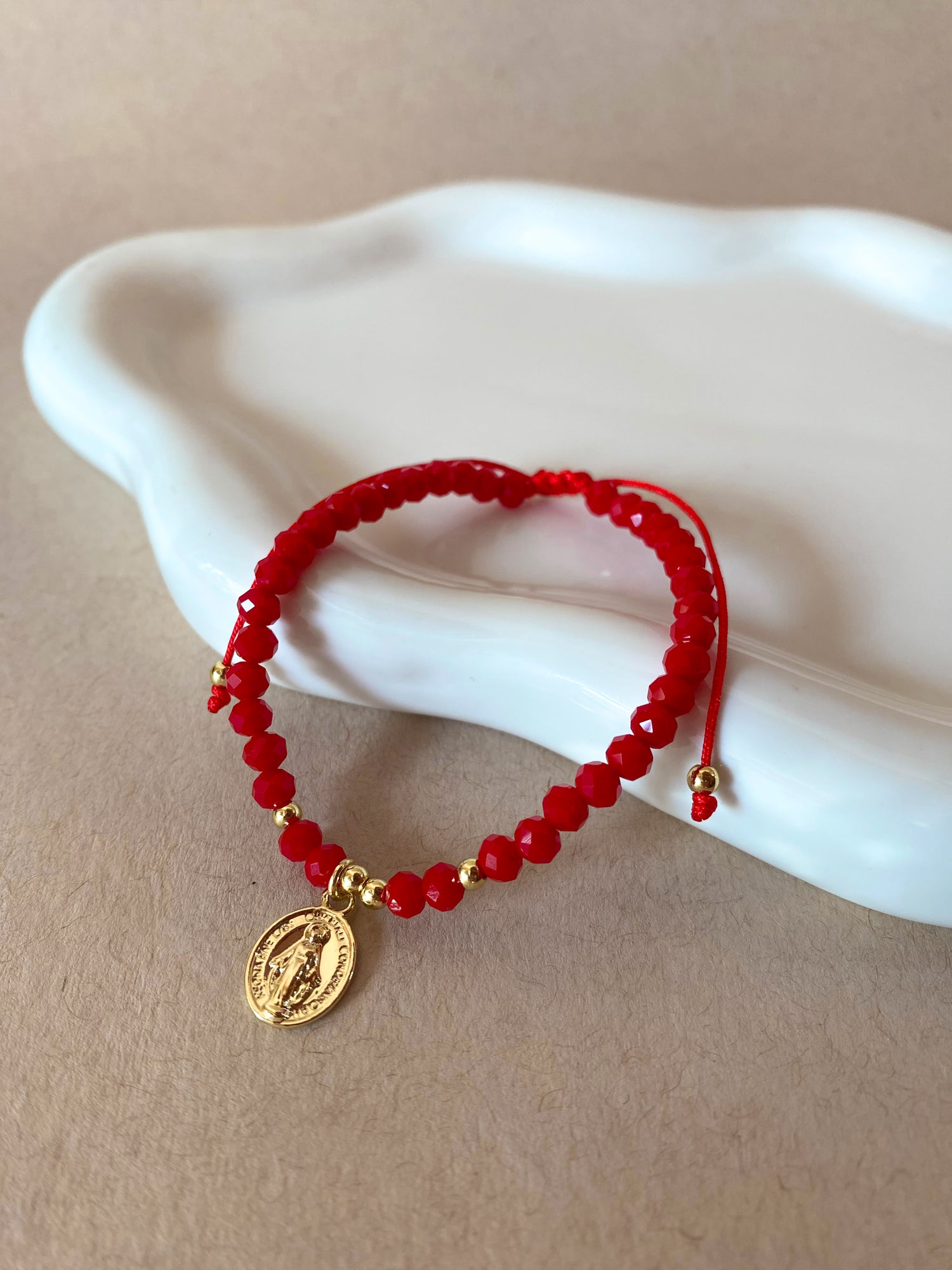 Miracle Red Crystal Adjustable Bracelet