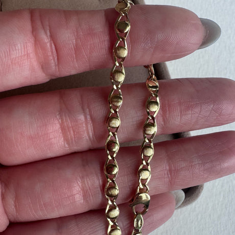 Puffed Mariner Links 18k Solid Gold (750) Men Bracelet