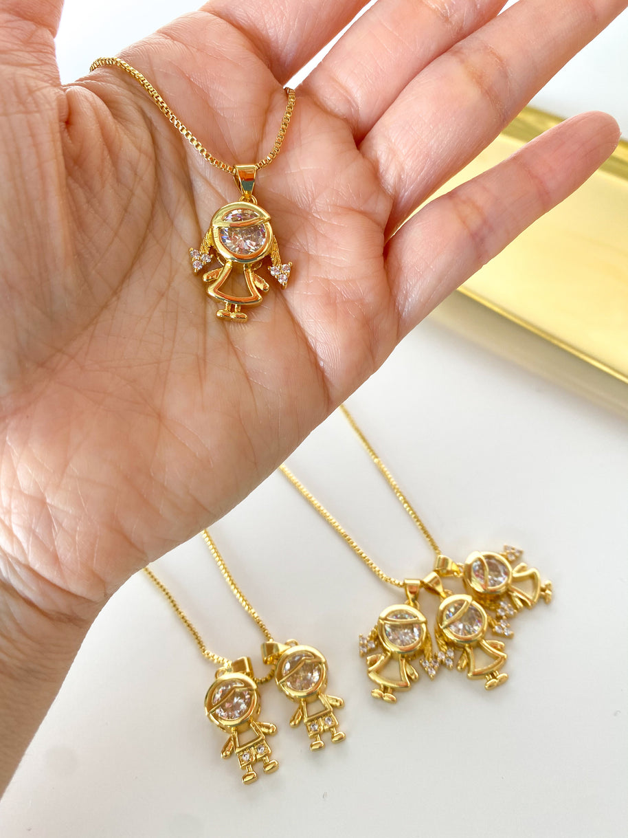 Big Boys or Girls Charms Necklace