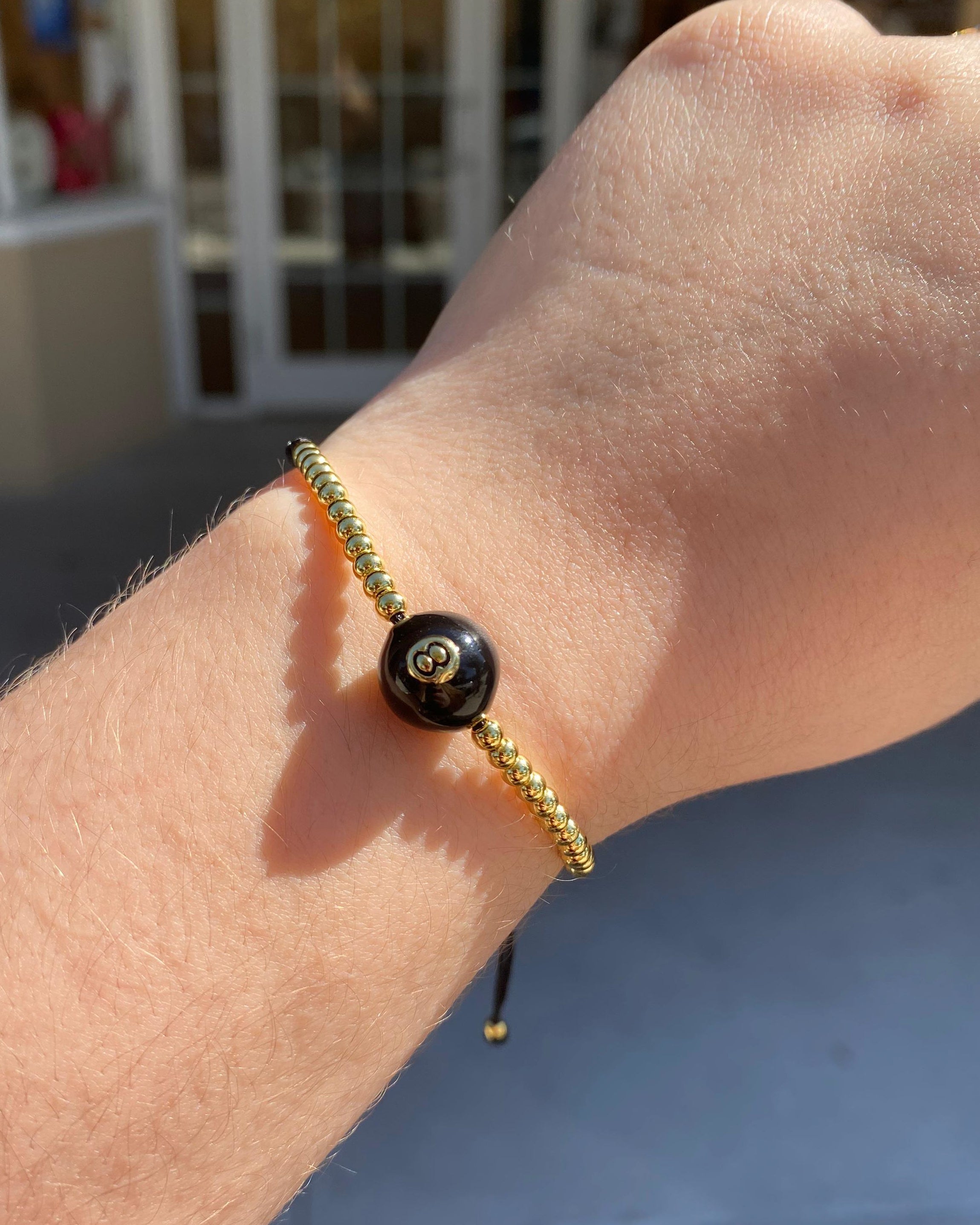 Black Thread Eight Ball