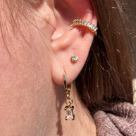 Shiny Little Zircons Ear Cuff