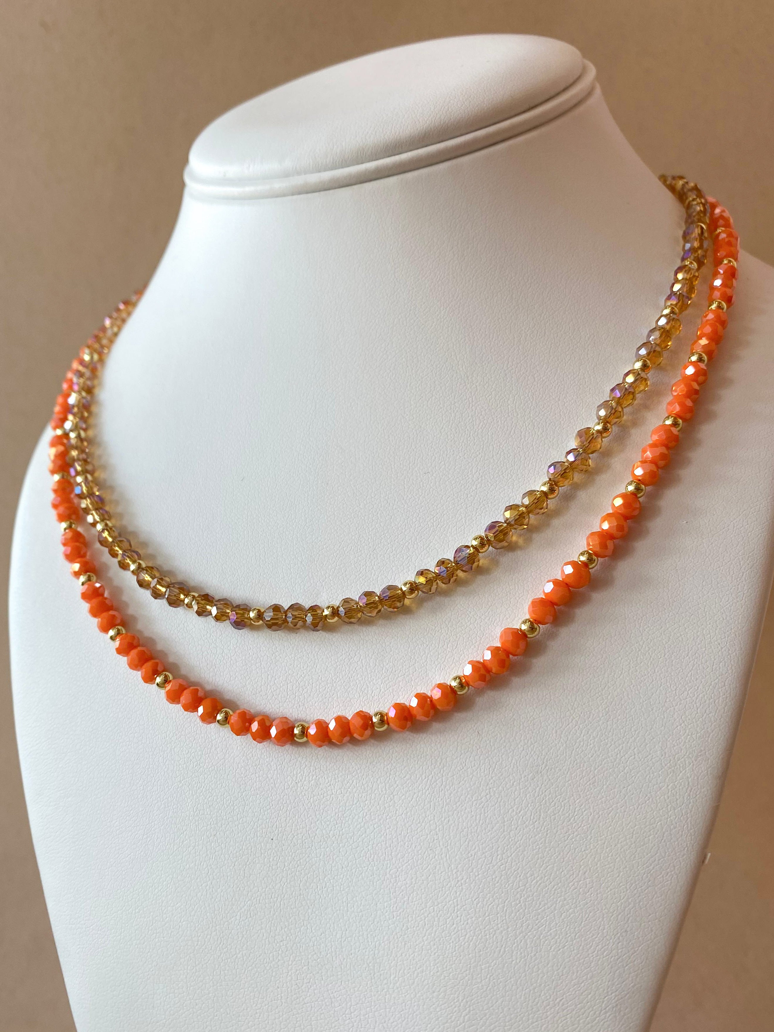Colorful Crystals Style Necklaces