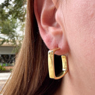 Aretes Cuadrados Grandes