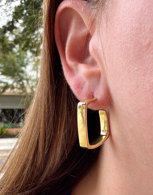 Aretes Cuadrados Grandes