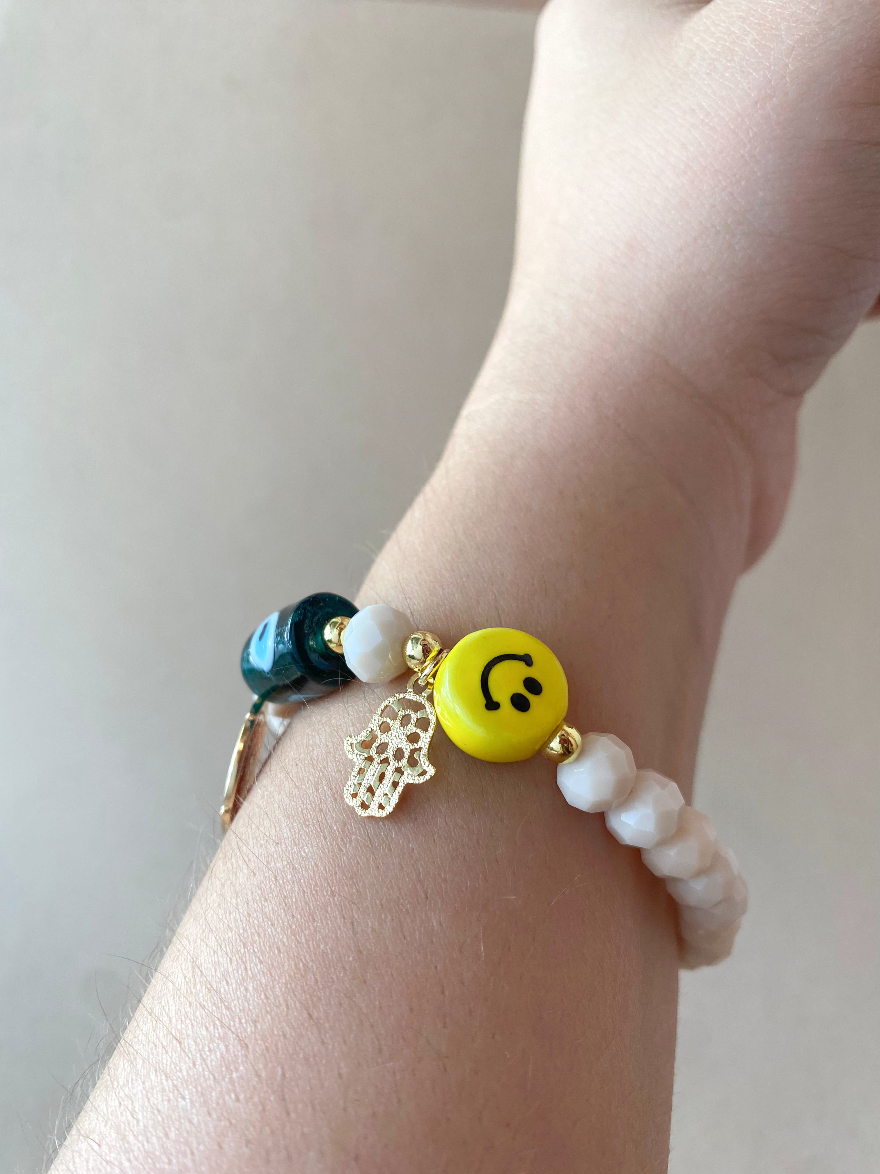 Lucky Charms Style Elastic Bracelet