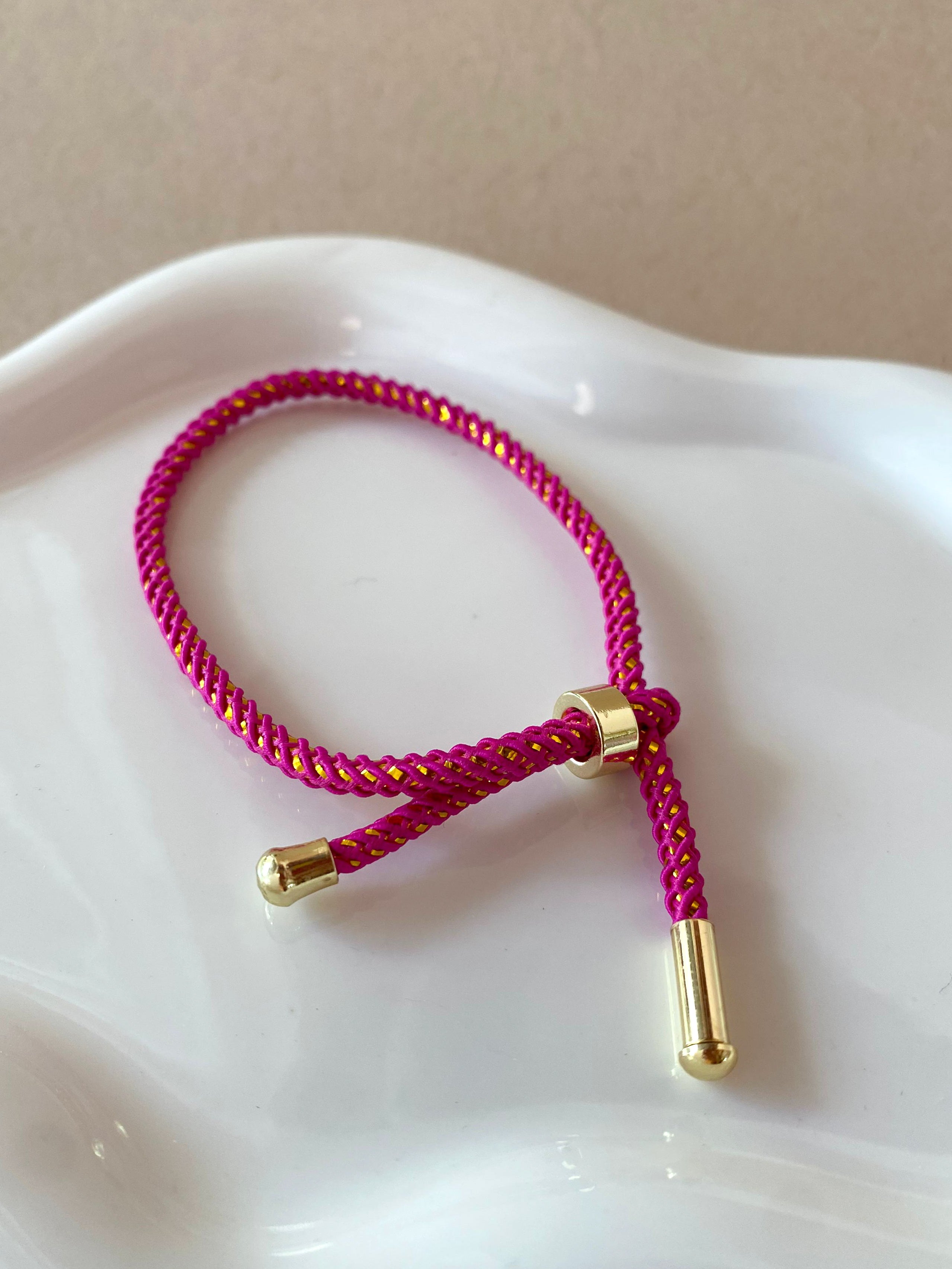 Adjustable Multicolor Plain Bracelets