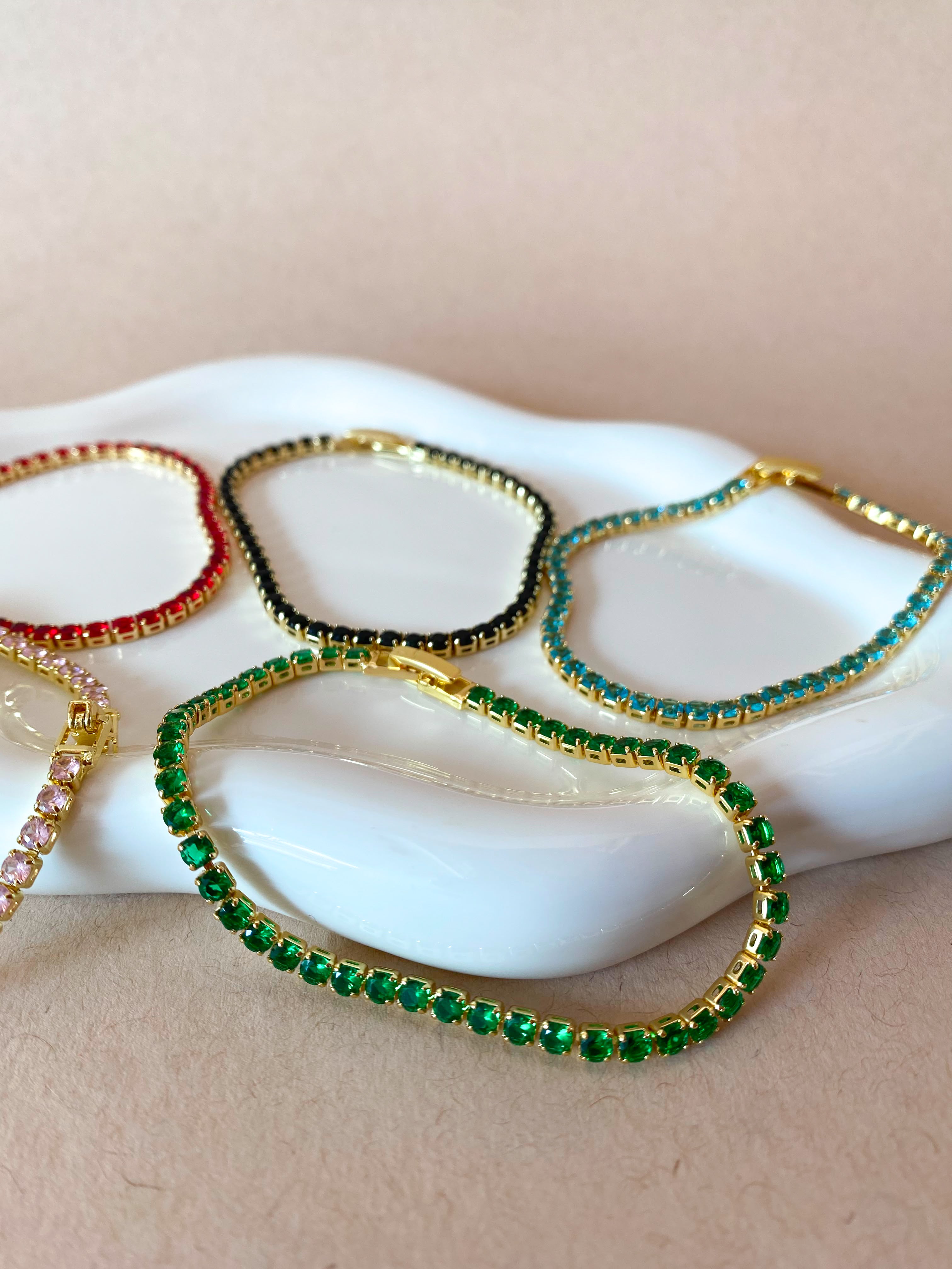 Crystal Colorful Zircon Bracelets