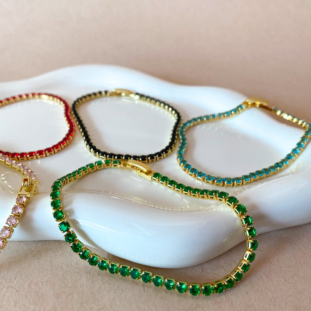 Crystal Colorful Zircon Bracelets