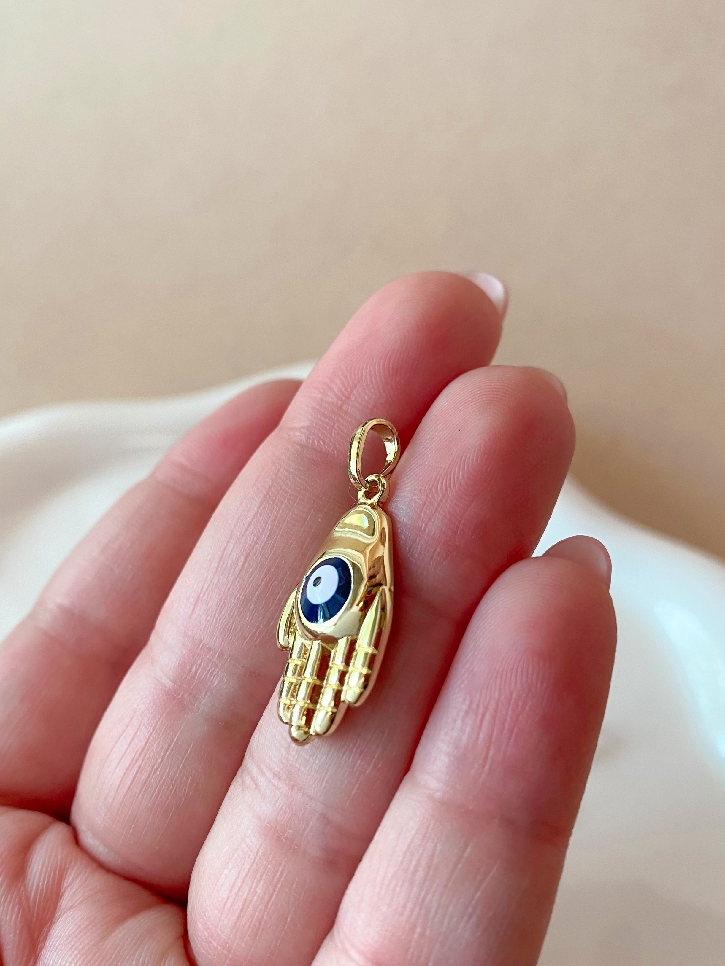 Hamsa Evil Eye Charm