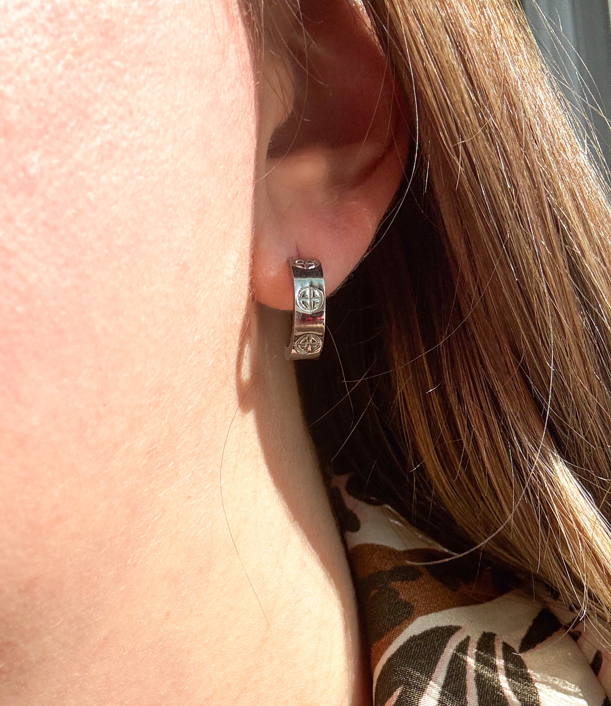 Aretes Tornillos Silver