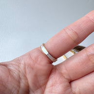 Classic Gold Mother of Pearl Steel Ring