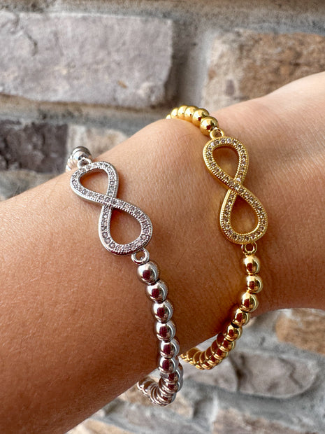 Pulseras Elásticas Infinito Gold & Silver