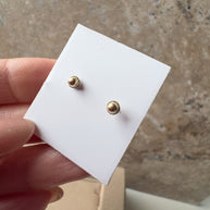 Stars Studs 14k Solid Gold Earrings