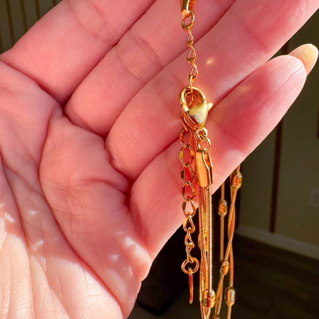 Snake Style Golden Anklet