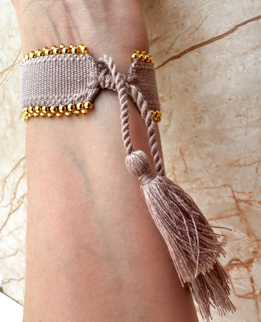 Pulsera Ajustable DIOS Gris