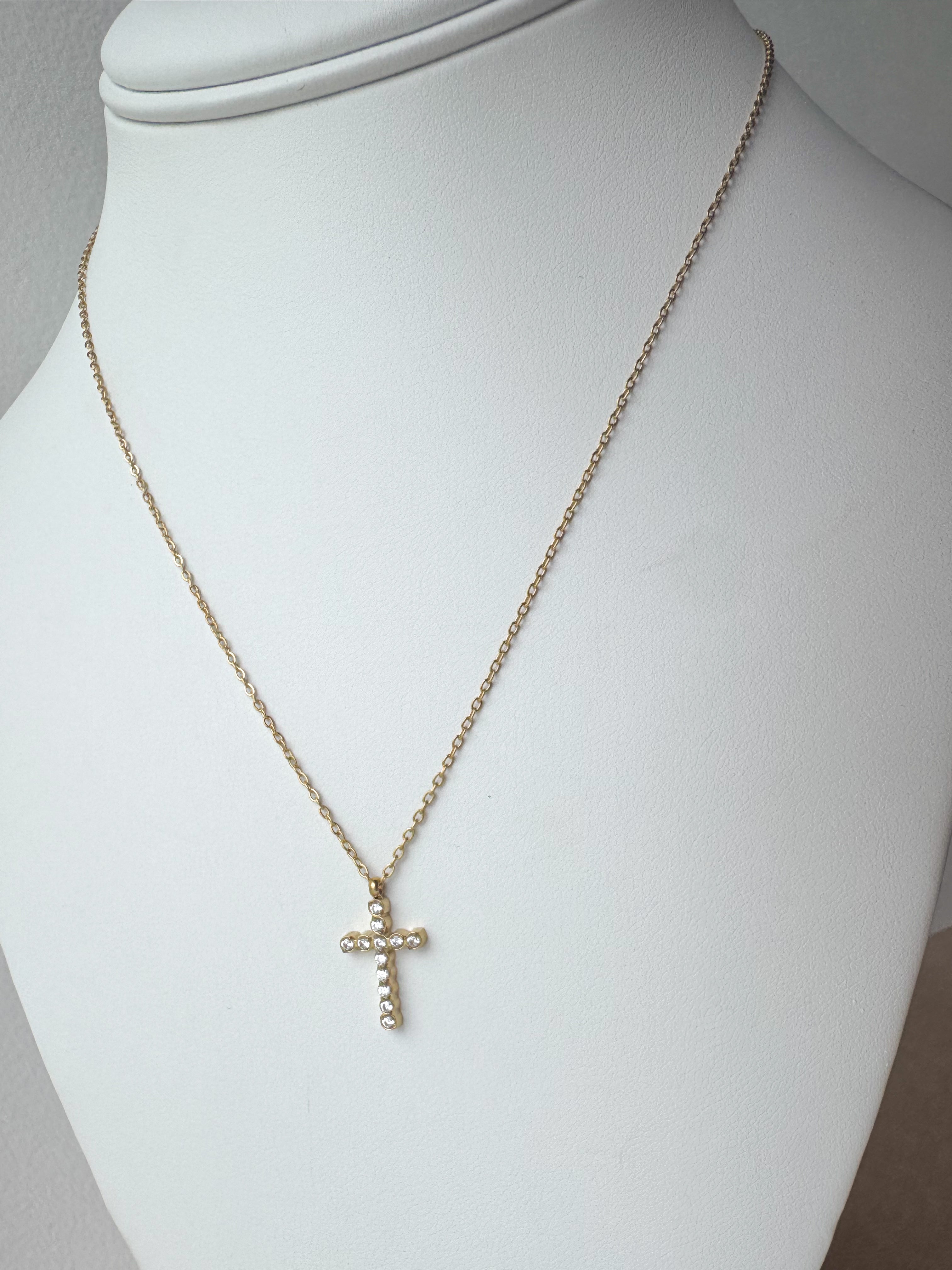 Variety of Necklaces with Crosses & Crystal