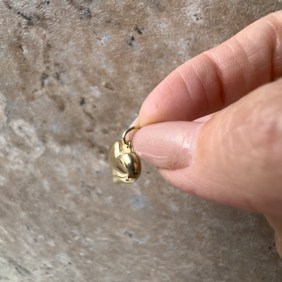 Bombom Heart 14K Solid Gold Charm