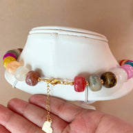 Big Multicolor Beads Pattern Necklace