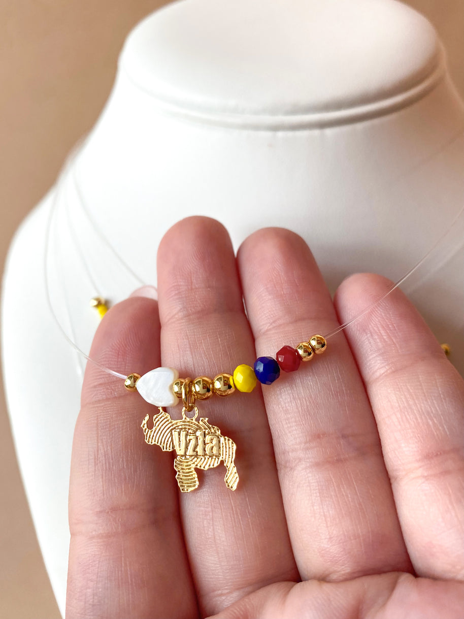 4 different Styles of Venezuelan Type of Ghost Necklaces