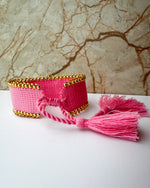 Load image into Gallery viewer, Pulsera Ajustable DIOS Rosada
