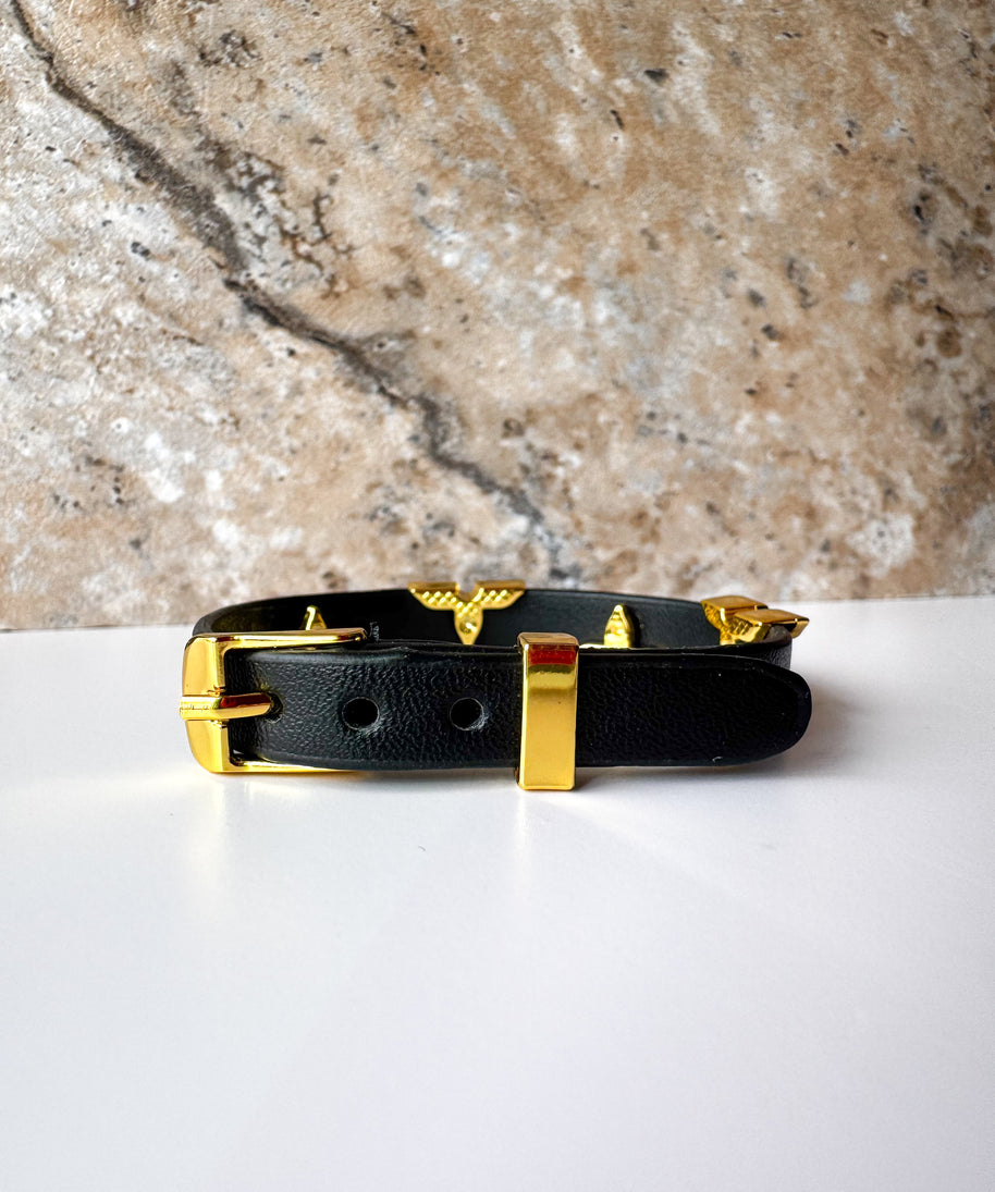 Star-Shape Leather Bracelet